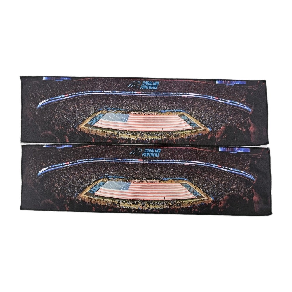 NFL Carolina Panthers Bank of America Stadium American Flag Rapid Cooling Towel